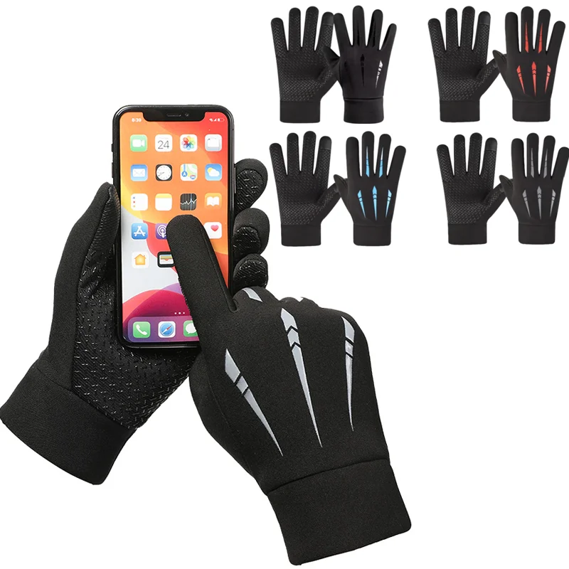 Guantes impermeables de invierno para hombre, resistentes al viento, para deportes, pesca, pantalla táctil, conducción, motocicleta, esquí, antideslizantes, cálidos, para ciclismo, para mujer