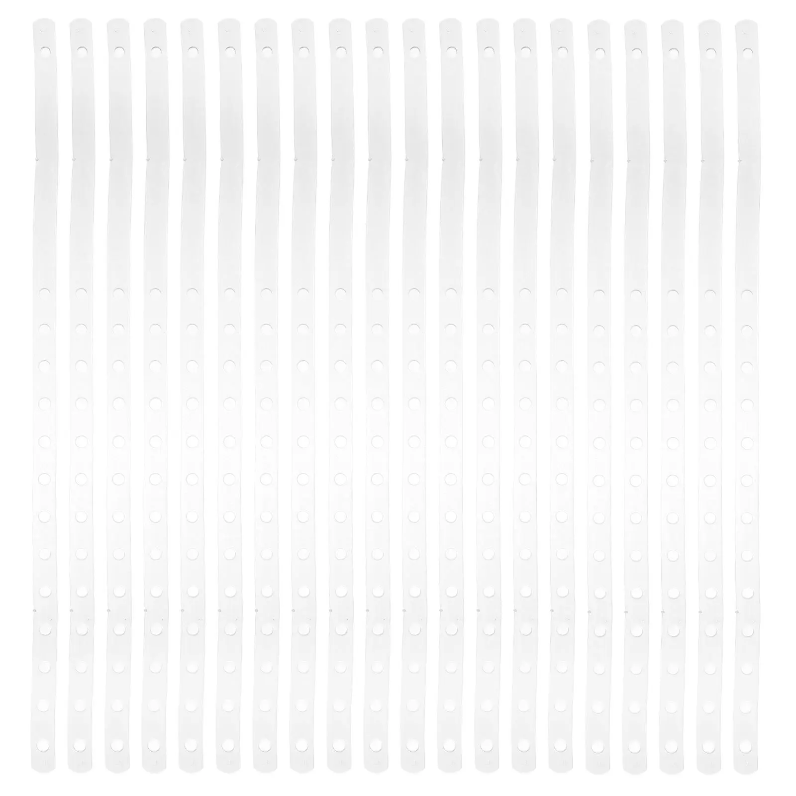 

20Pcs Nonslip Plastic Hanger Connecting Strips Stable Clothes Connector Display Organizer Closet Space Saver Clothes Connector