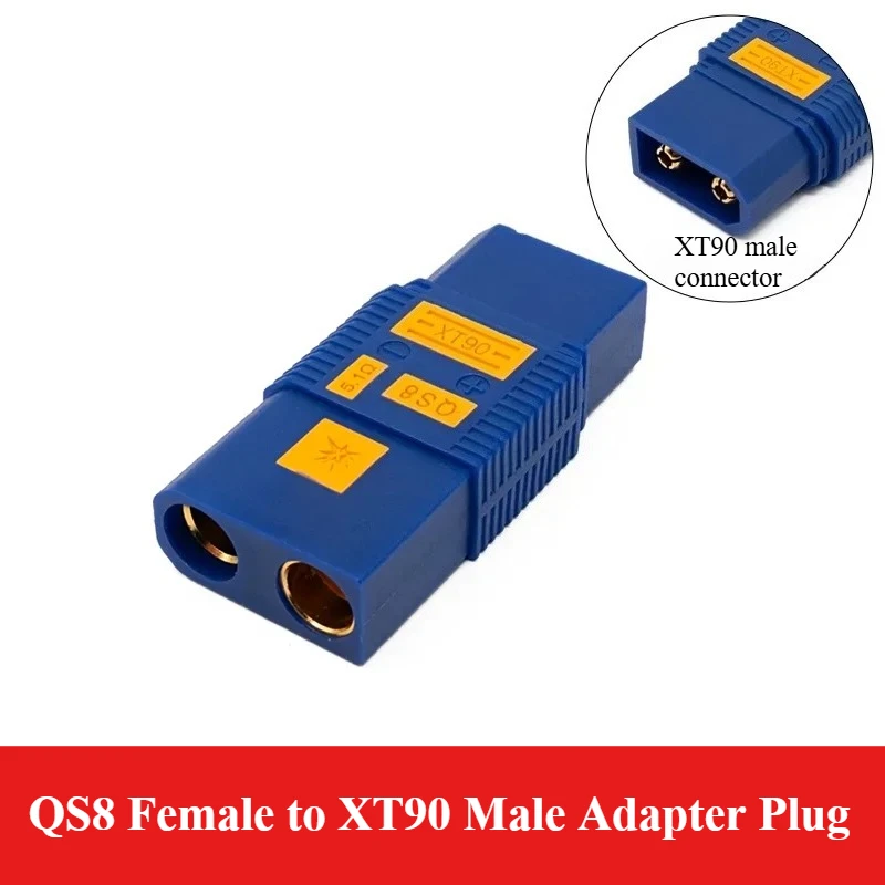 

XT90/XT60 to QS8 Model Airplane Plug Connector Cable 10AWG Conversion Connection Line Anti-sparking QS8 to XT90 60 Adapter Wire