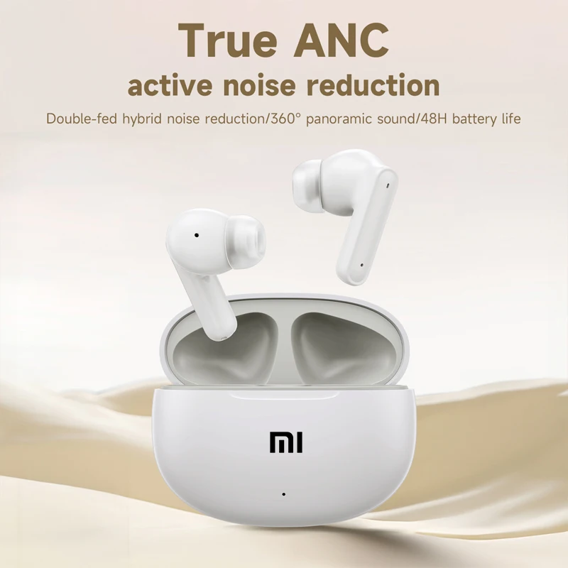 XIAOMI ANC Wireless Earphones Active Noise Cancelling T80s Wireless In Ear Buds Original Headphones Built-in Microphone