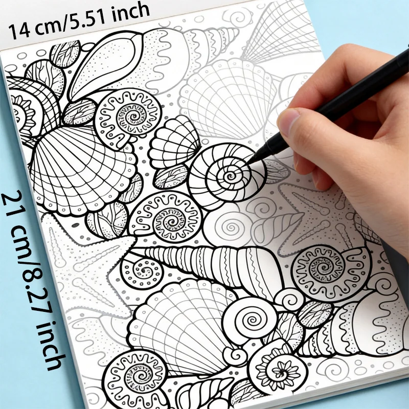 A Coloring Book for Animal Mandalas, An Art Copying Album, Page Up and Down 24 Pages of High-definition Paper