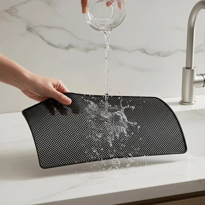 Soft PVC Car Non Slip Mat Sticky Anti Slip Heat Resistant Dashboard Pad Universal Non Slip Holder for Phone Small Car Interior