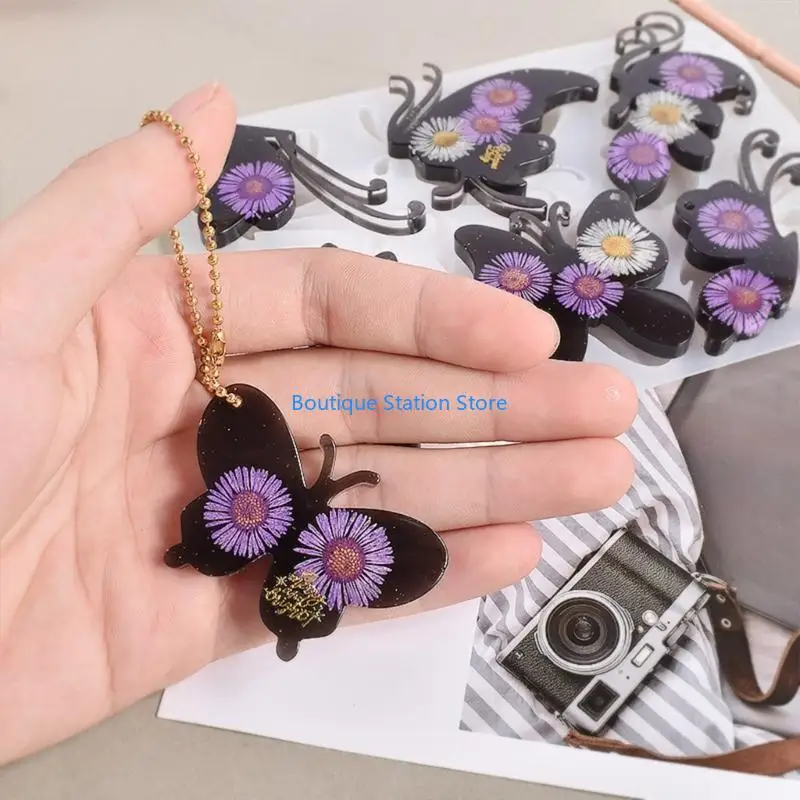 

Y55F брелок-бабочка, силиконовая круглая форма, кухонная форма для выпечки, свадебный торт