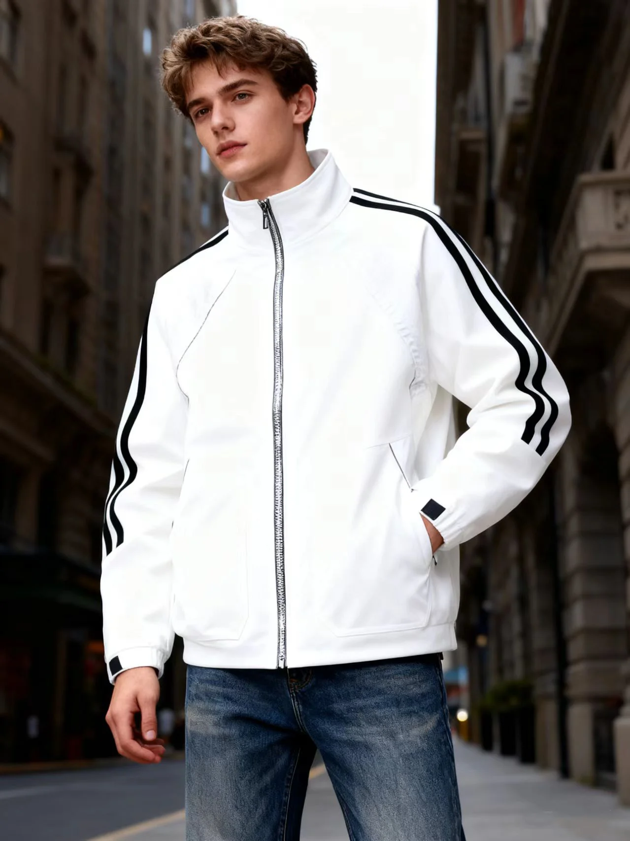

Fashionable and affectionate men's sports jacket