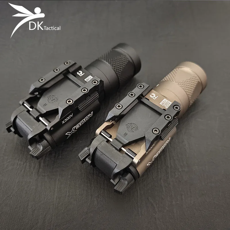 Tactical X300U X300 X300V X400 Flashlight Surefir Pistol Scout Light  20mm Picatinny Rail Outdoor Field Lighting Hunting Weapon