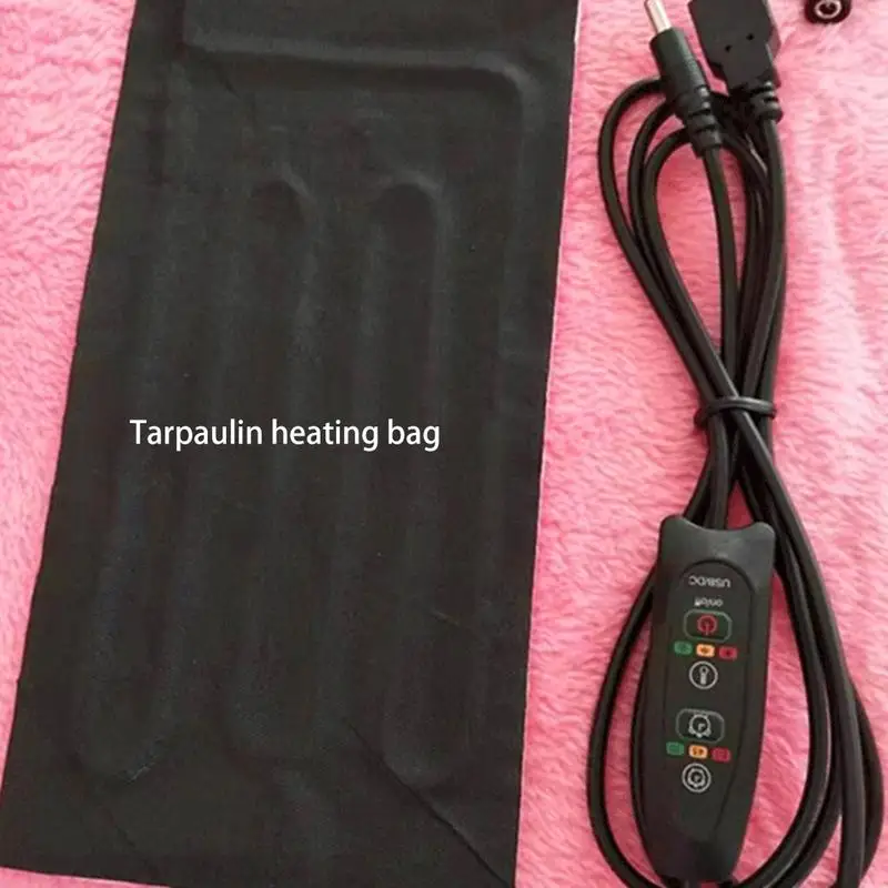 5V Heated Clothes Heating Pad USB Carbon Fibre Fast Heated Pads For Back Neck Shoulders Belly Warmth Pet Warmer