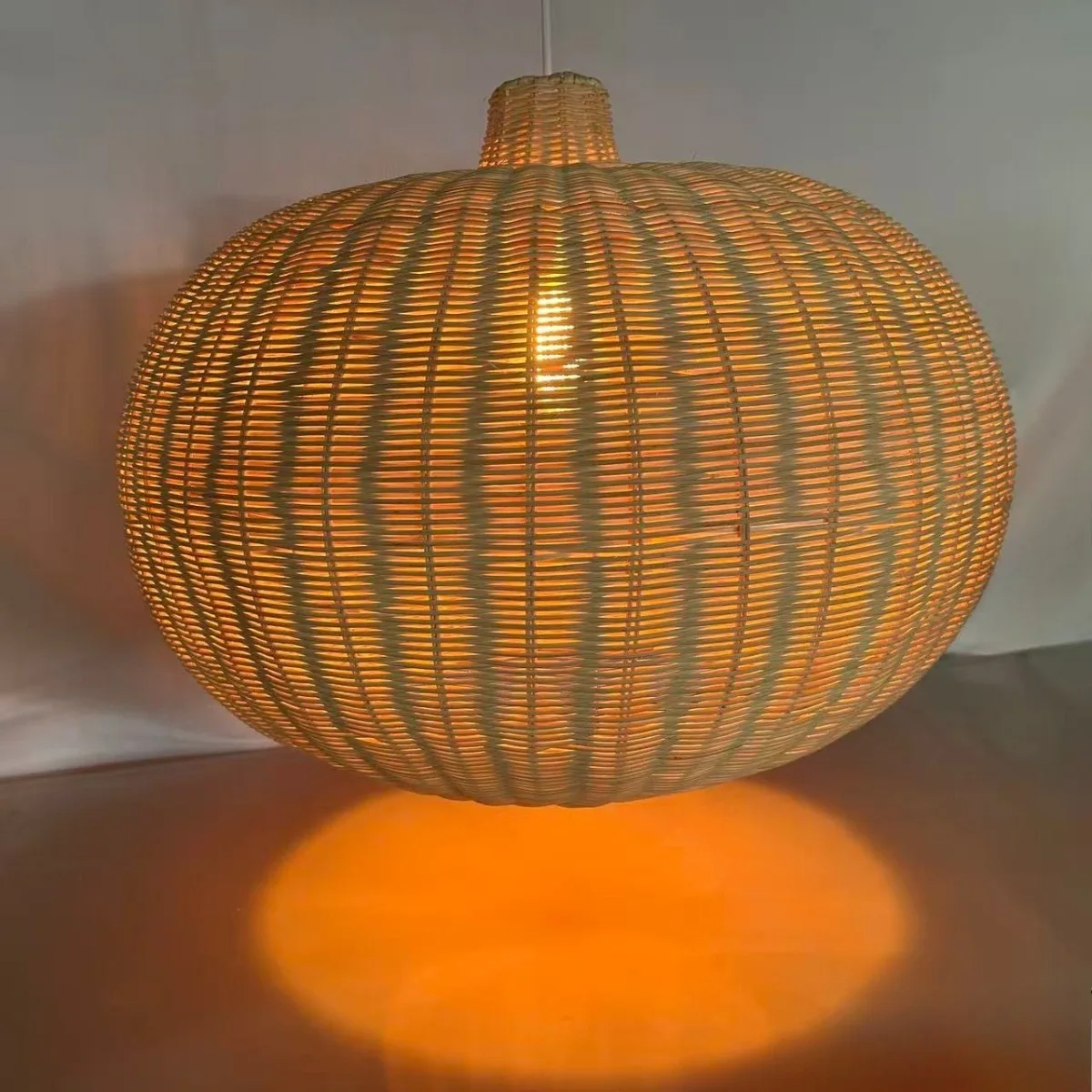 JOYINLED الروطان قلادة تركيب المصابيح خمر مزرعة E27 المنسوجة يدويا مصباح معلق الرجعية الروطان سلة خوص قلادة مصباح ديكور