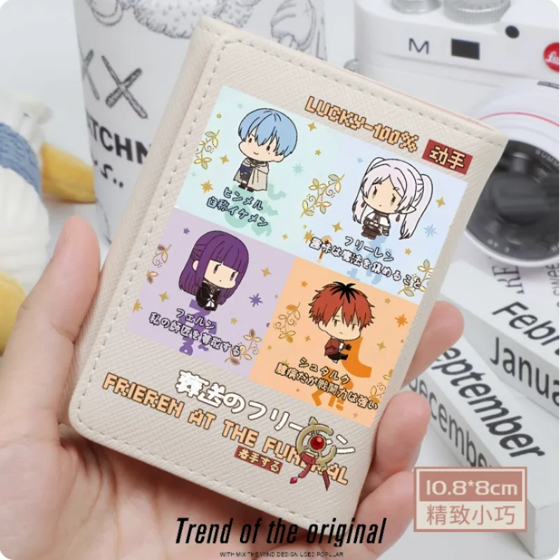 Anime Frieren at the Funeral Himmel Fern Fashion Wallet PU Purse Card Coin Hasp Money Bag Cosplay Gift B662