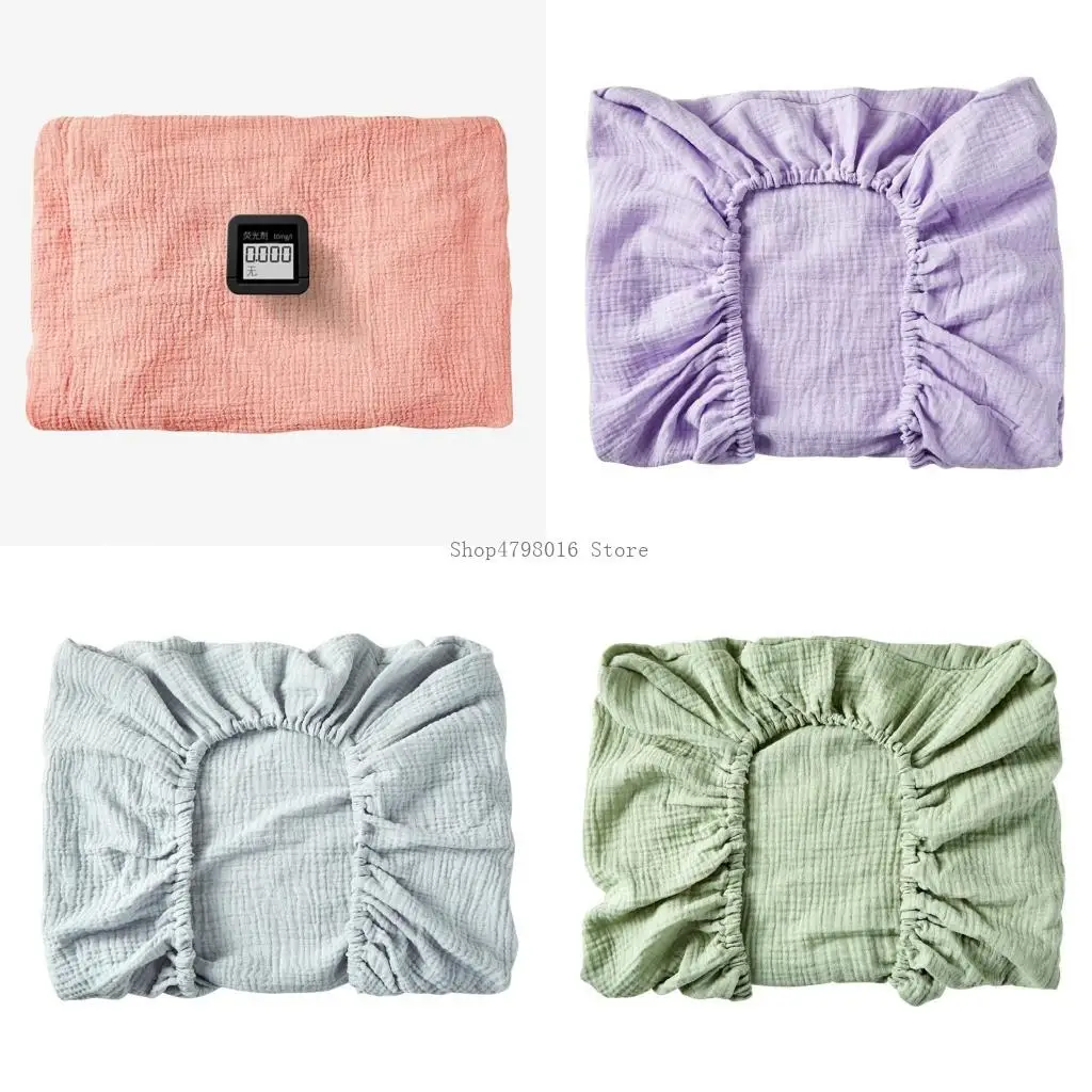 

Cotton Changing Pad Sheets Soft Stretchy Diaper Change Table Sheets 32x16in