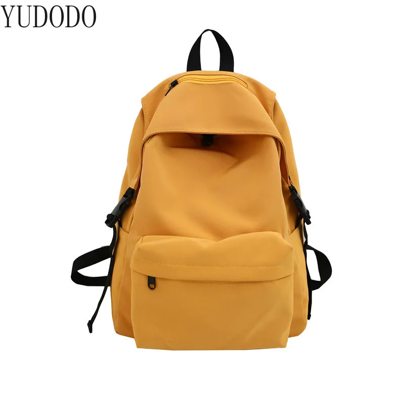 

YUDODO нейлоновые школьные сумки для девочек, однотонный рюкзак для мальчиков, спортивные сумки с защитой от брызг, многослойные уличные сумки большой вместительности