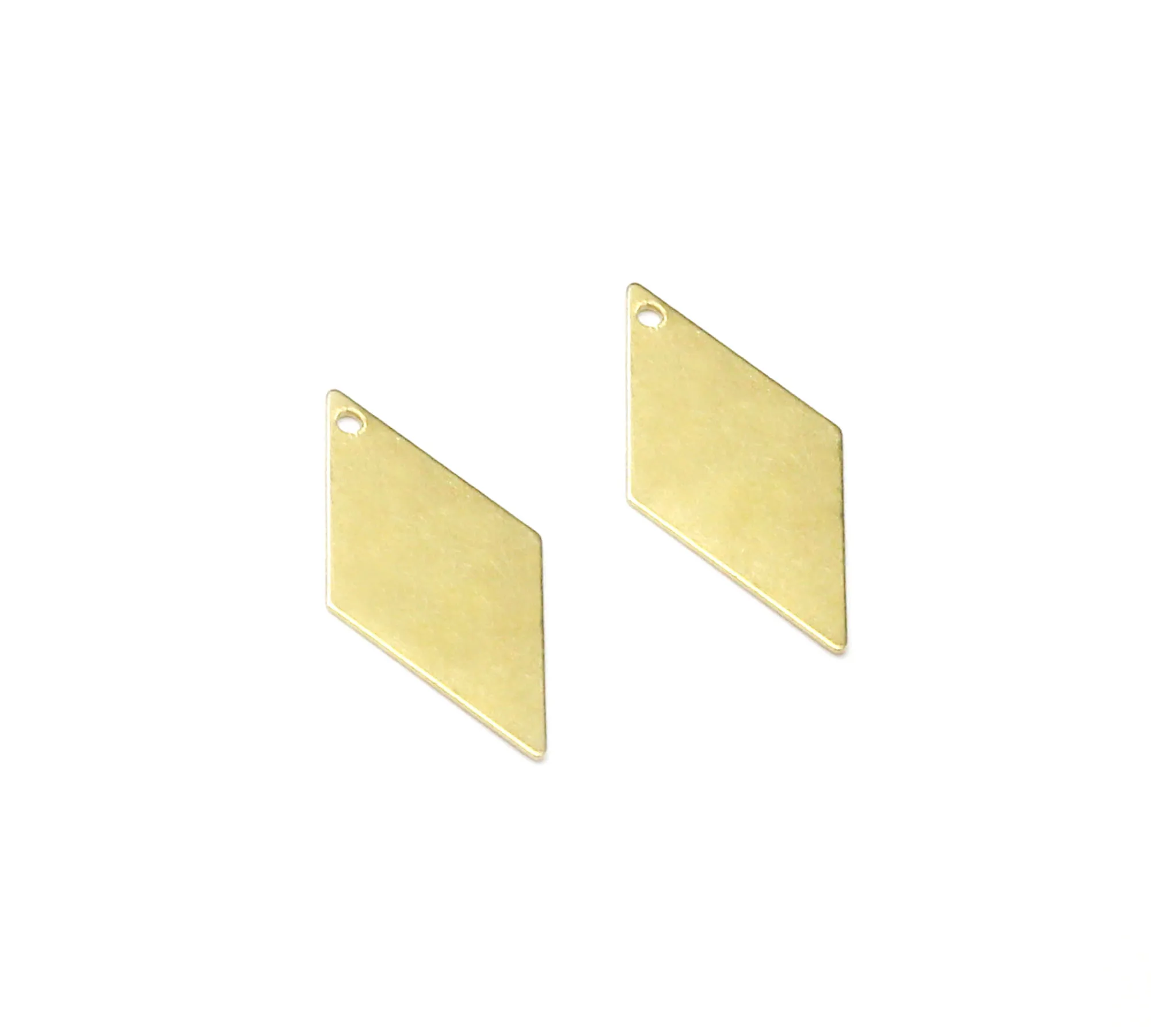 30pcs Textured Rhombus Charm, Brass Charm For Jewelry Making, Geometric Earring Findings, 26x13.4mm, Jewelry Supply - R716 R1746
