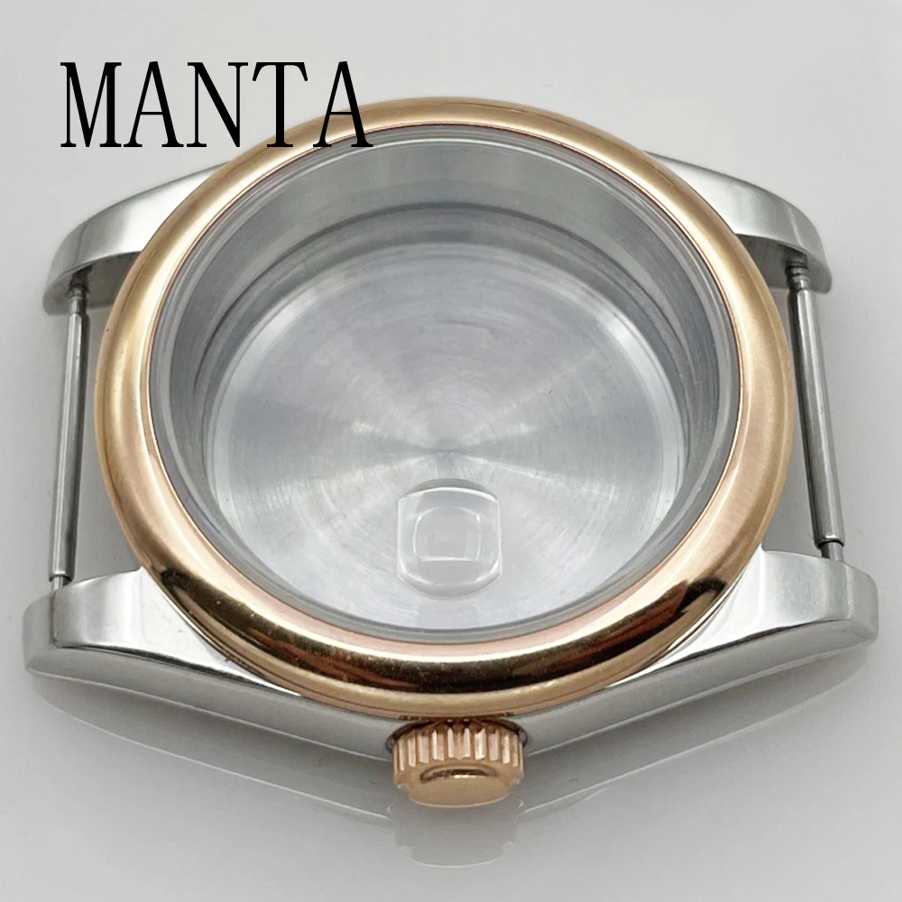 MANTA 36mm/39mm Watch Case Sapphire Glass Fit NH35/NH36 Miyota8205/8215/821A ETA2836/2824 Mingzhu2813/3804 Movement