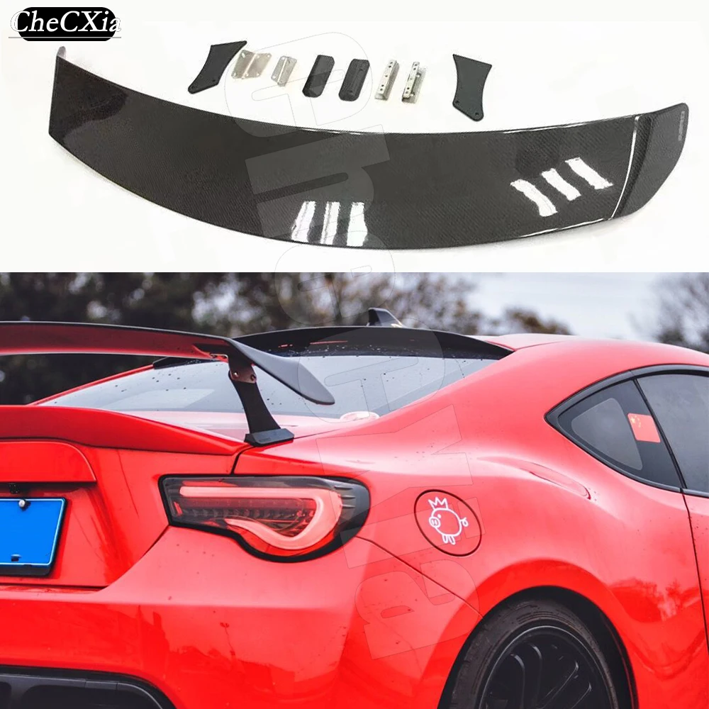 For Toyota GT86 Subaru BRZ Scion FR-S 2012-2020 SARD Style Carbon Fiber CAR REAR WING TRUNK Lip Rear Trunk Spoiler