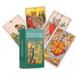 Wróżbiarski Smith Waite karty tarota oryginalne damskie gra w karty prorokują Deck Rider Waite stulecie Eedition Tarot