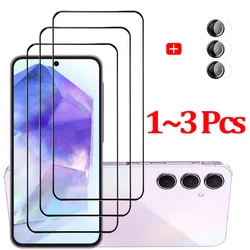 Cristal templado Para Samsung Samsung A55 A35 A25 A15 Película Samsung S24 Ultra Protector Pantalla Samsung Galaxy A54 A34 A24 A14 Película Frontal HD Vidrio A53 A33 Película Frontal S 24 Plus A55 Película Cámara