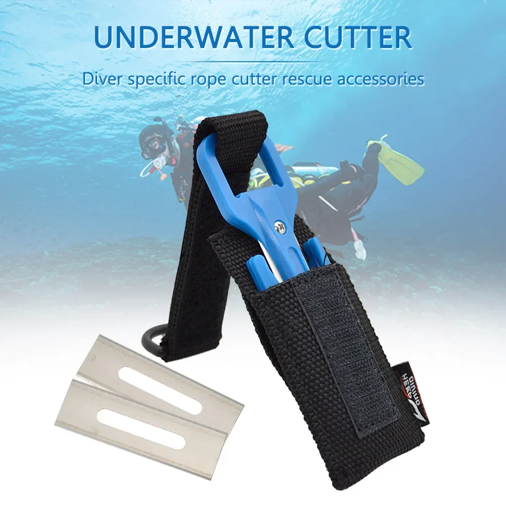 Ceramic Blade Scuba Diving Cutting Special Knife Line Cutting Underwater Knife Spear Fishing Line Cuttin Equipm Emergency Suppor