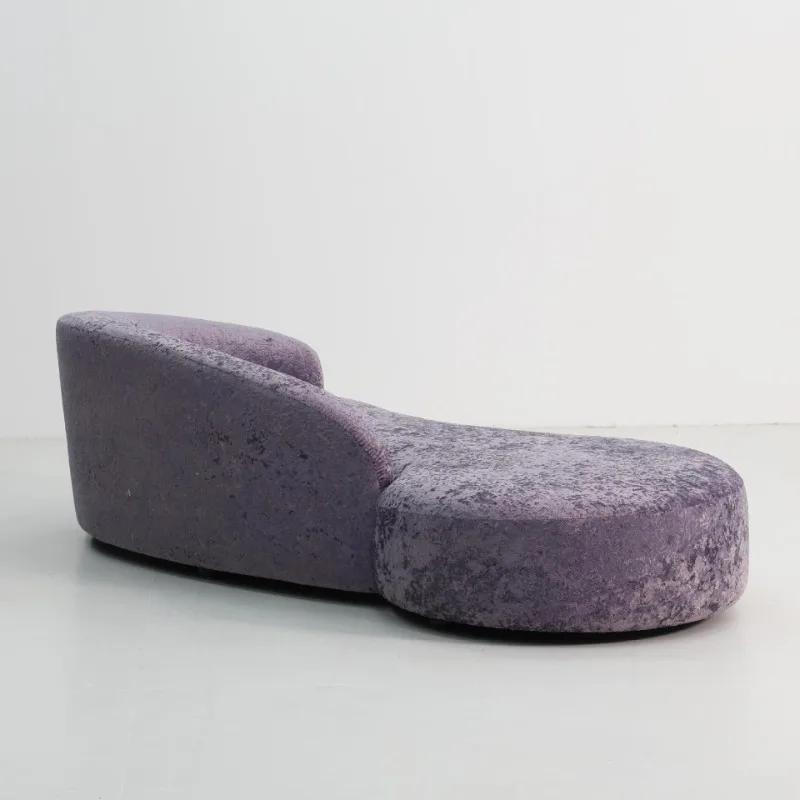 Simple concubine curved sofa Minimalist hotel beauty salon rest furniture Special-shaped sofa