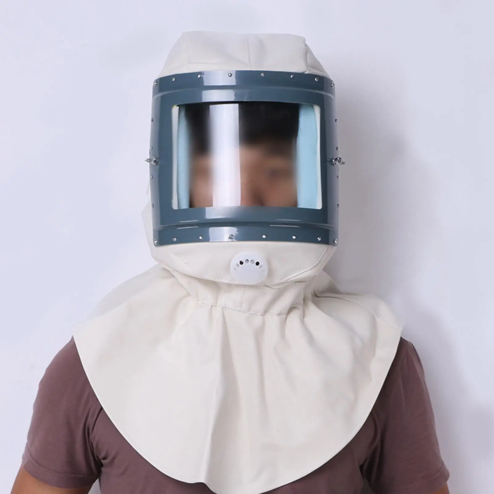 Dustproof Windproof Sandblasting Mask Shawl Sandblasting Protective Gear