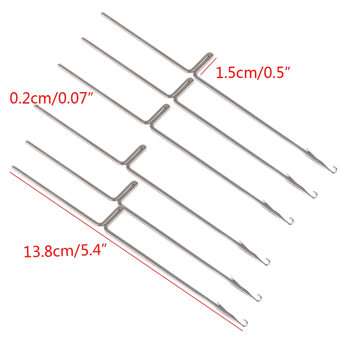 Imagem -02 - Letaosk 50 Peças Siver Reed Cantor Estúdio Máquina de Tricô Agulha Conjunto de Agulhas de Aço Apto para Sk280 Sk360 Sk580 Sk840