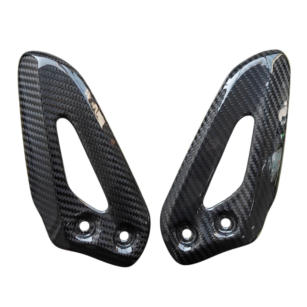 Carbon Fiber Motorcycle Foot Pedal Protection Cover for Triumph Speed Twin 1200 2019-2026 Model Specific Protection