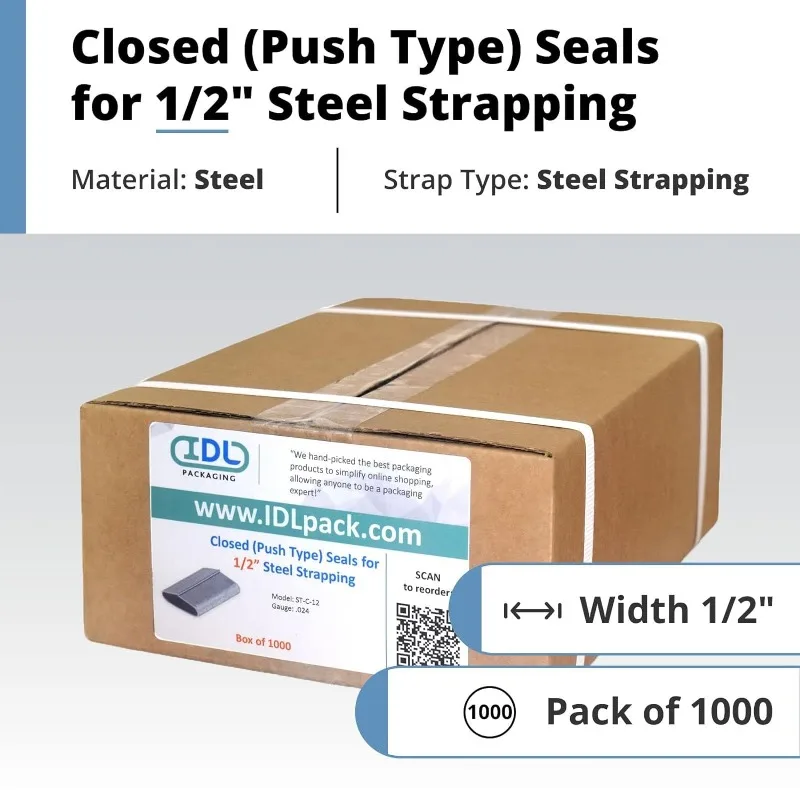 Closed (Push Type) Seals for 1/2