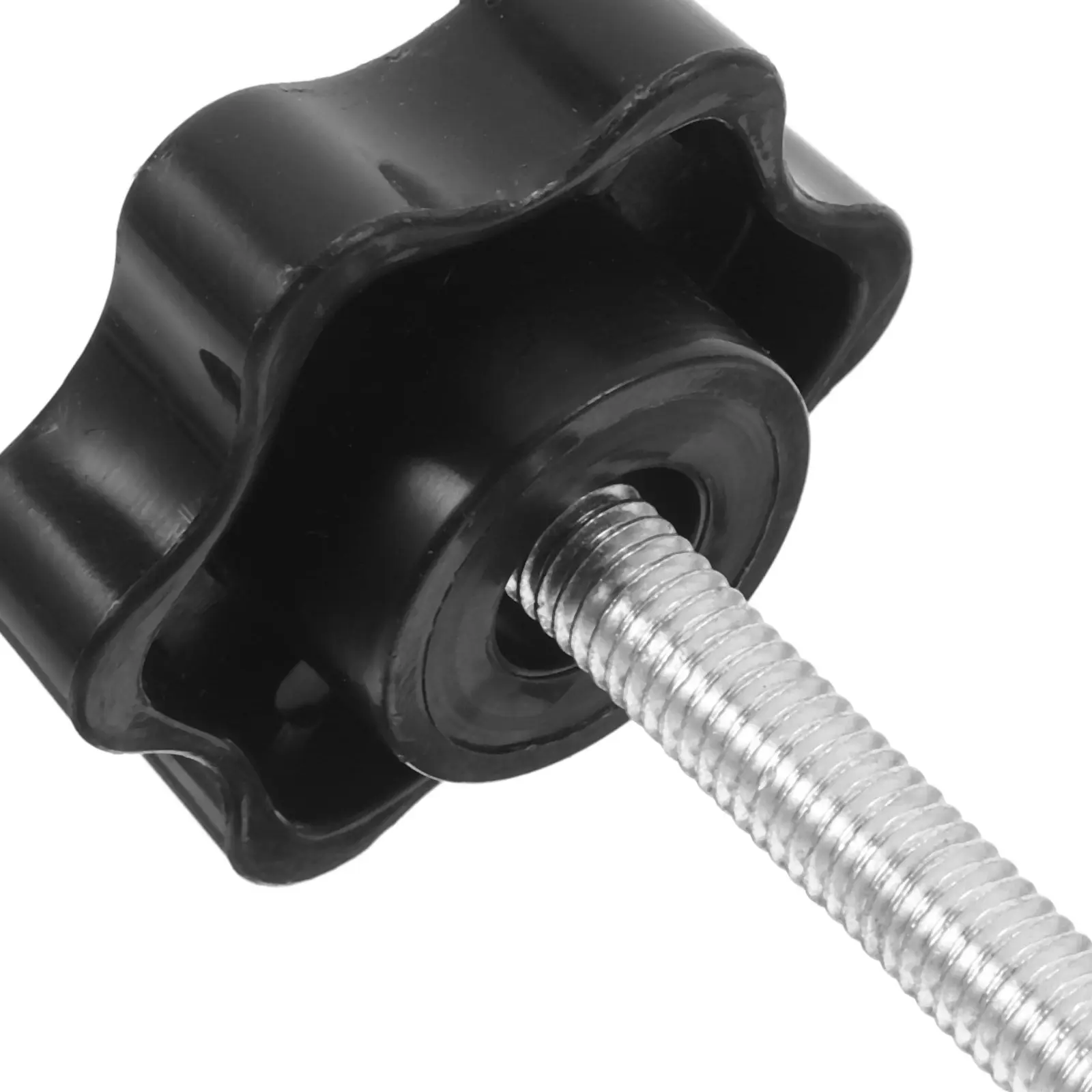 1Set Universal M6 Threaded Star Knobs Replacement for Roller Walker Adjustable Arm Rest Handle Screw with Rubber Pad Walker - view 6