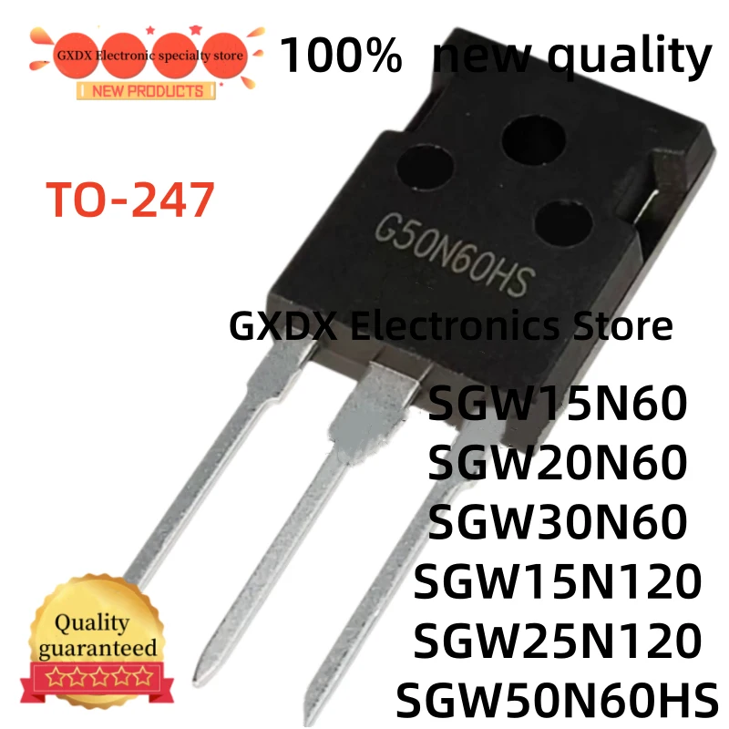 5-10-20PCS G15N60 G30N60 G15N120 G25N120 G50N60 G50N60HS SGW20N60 G20N60 SGW15N60 SGW30N60 SGW15N120 SGW25N120 SGW50N60HS 20N60