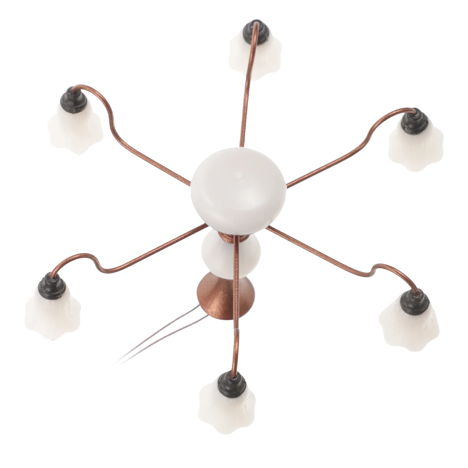 Micro Landscape Ornament Light Pendant Ceiling Lamp Miniature Models Toys Room Scene