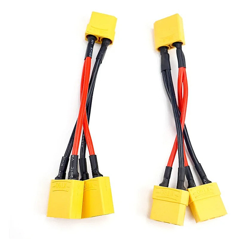 14AWG 10CM XT90 XT-90 Female to Male Parallel Cable Wire for RC Drone Car Battery Charger