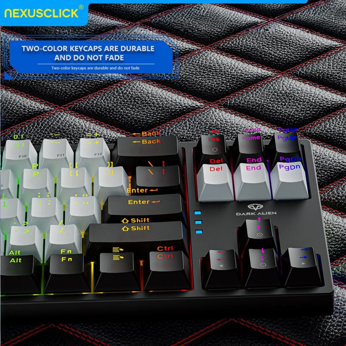 NexusClick K710 コンパクトメカニカルゲーミン - Keyboard Gaming Blue Switch のレビューと価格