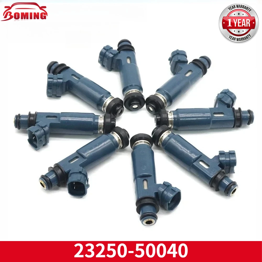 

Комплект из 8 топливных форсунок (23250-50040) для Toyota 4Runner, Tundra, Sequoia, Land Cruiser 4.7L, а также для Lexus GX470, LX470 1998-2005 годов выпуска