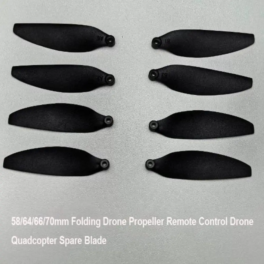 Universal Folding Propeller 58/64/66/70mm Black Coffee Quadcopter Spare Blade Plastic Remote Control Parts Blade Accessories