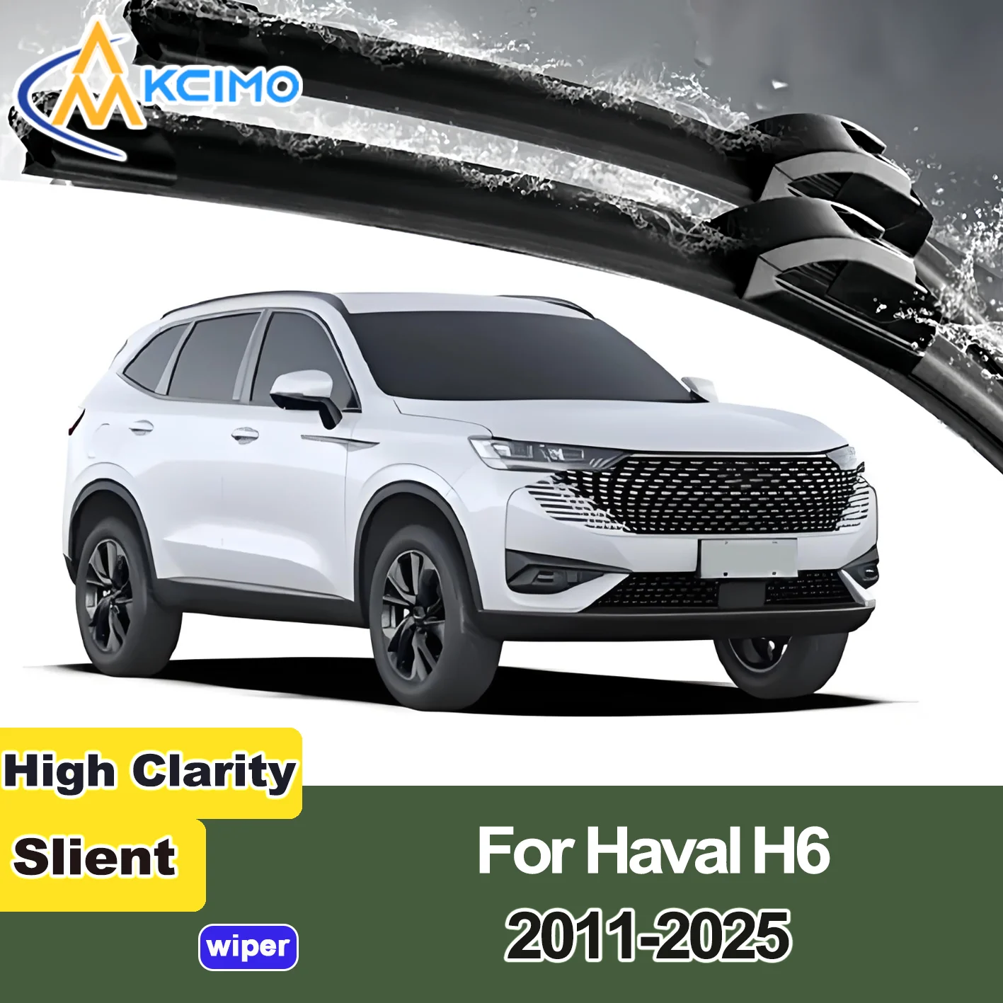 

2PCS New Front Windshield Wiper Blade for Haval H6 2011-2025 Front Windshield Auto Wipers Blade Accessories 2025 2024 2023 2022