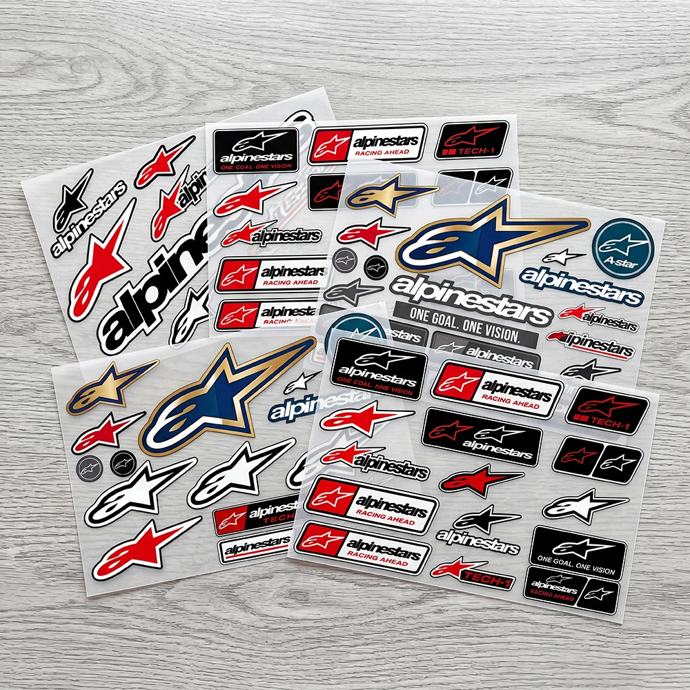 A-lpinesT-A-rs Aesthetic Graffiti Stickers Waterproof PVC Decals for Car Motorcycle Skateboard Helmet Notebook