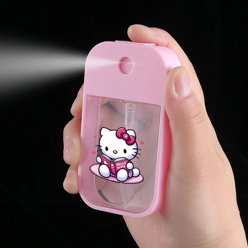 

Hello Kitty Kuromi карточный распылитель для духов, пластик, 45 мл, бутылки с распылителем водяного тумана, милый портативный мини-распылитель для полости рта, опора