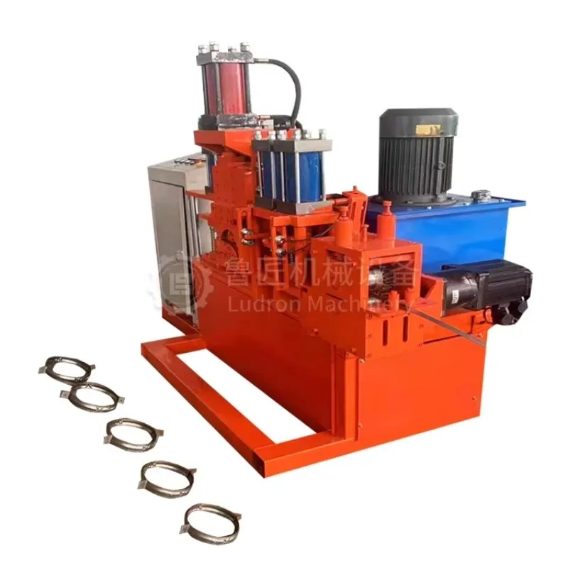 Automatisch vormen van draadwalsmachine Platte ijzeren strip Stalen buisklem die buigmachine voor metaal vormen