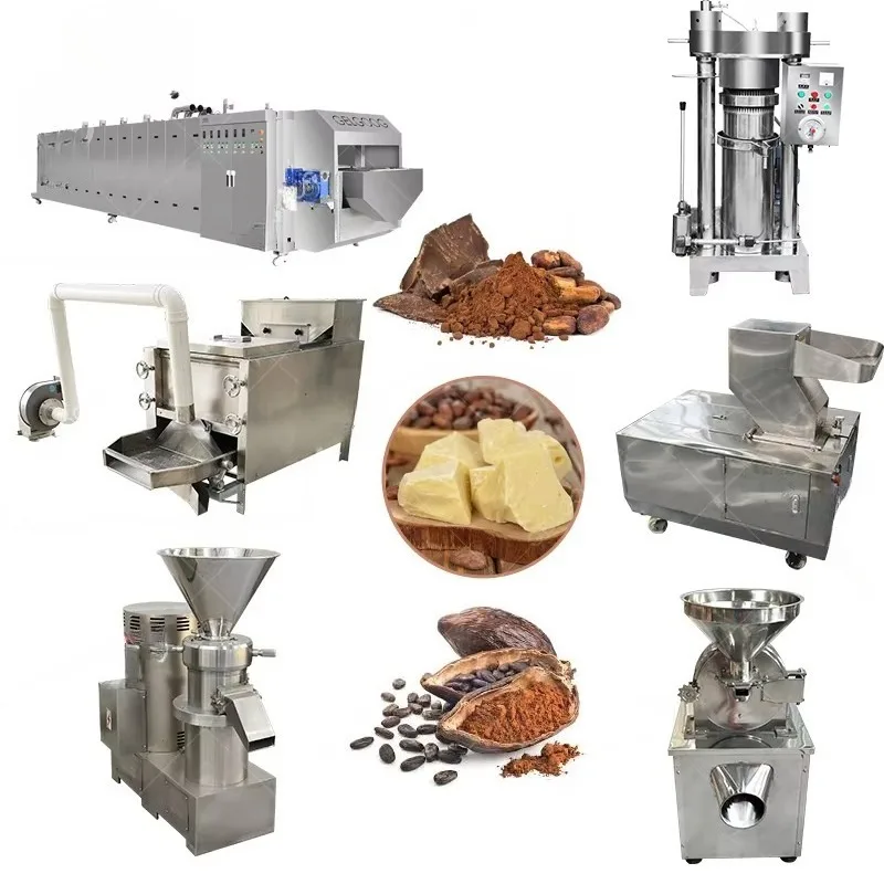 Complete Processing Making Machine Alkaline Liquor Cocoa Butter Production Line Full Set Machine for Cocoa Butter Customized