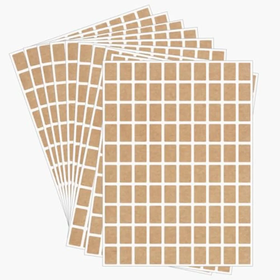 

Color Coding Labels 3000 PCS 1/2 x 3/4 Kraft Paper Rectangular Label for Garage Sale Price Tags File Folder Tabs Dark