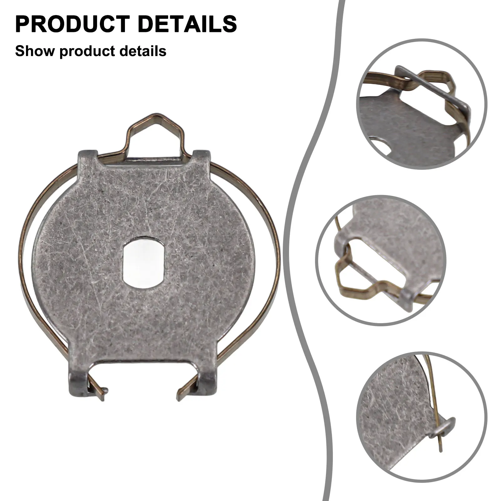 لدايوا لـ CrossFire Sound Click حامل رحلات الصيد وزن 5 جرام من الفولاذ المقاوم للصدأ خفيف الوزن وسهل التركيب