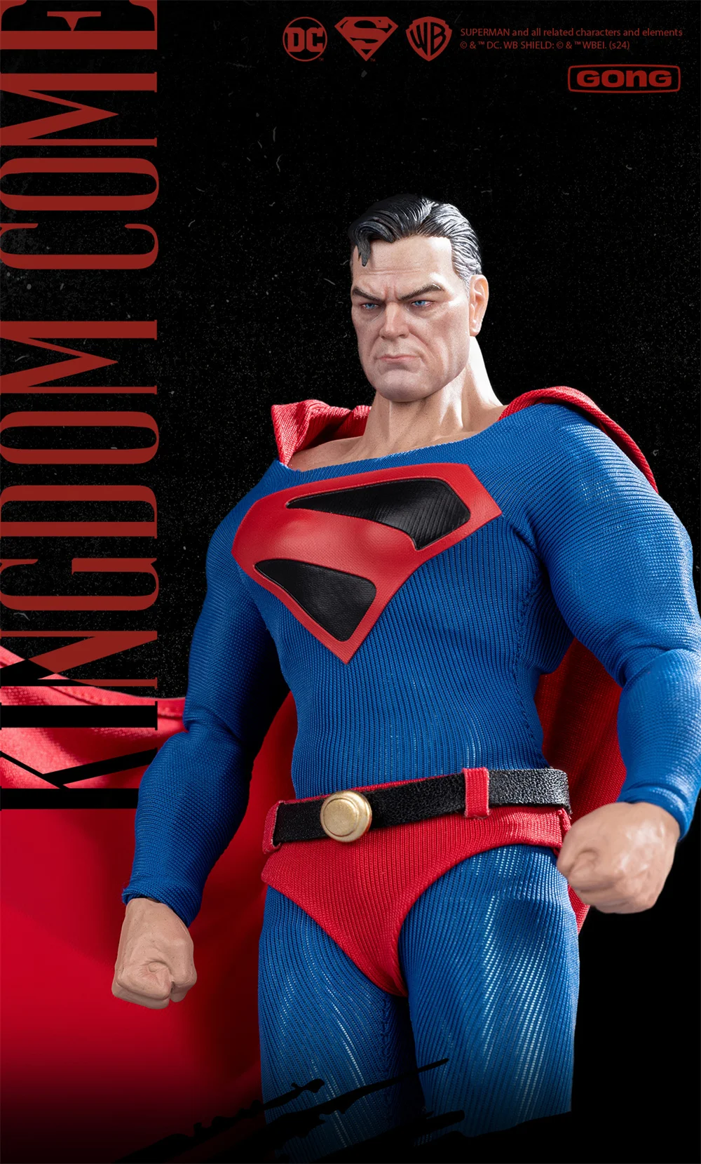 Collectible GONG 1/12 Scale Male Soldier Kingdom Come Super-Man Shazam Full Set Model 6-inch Action FIgure Toyd for Fans Gift