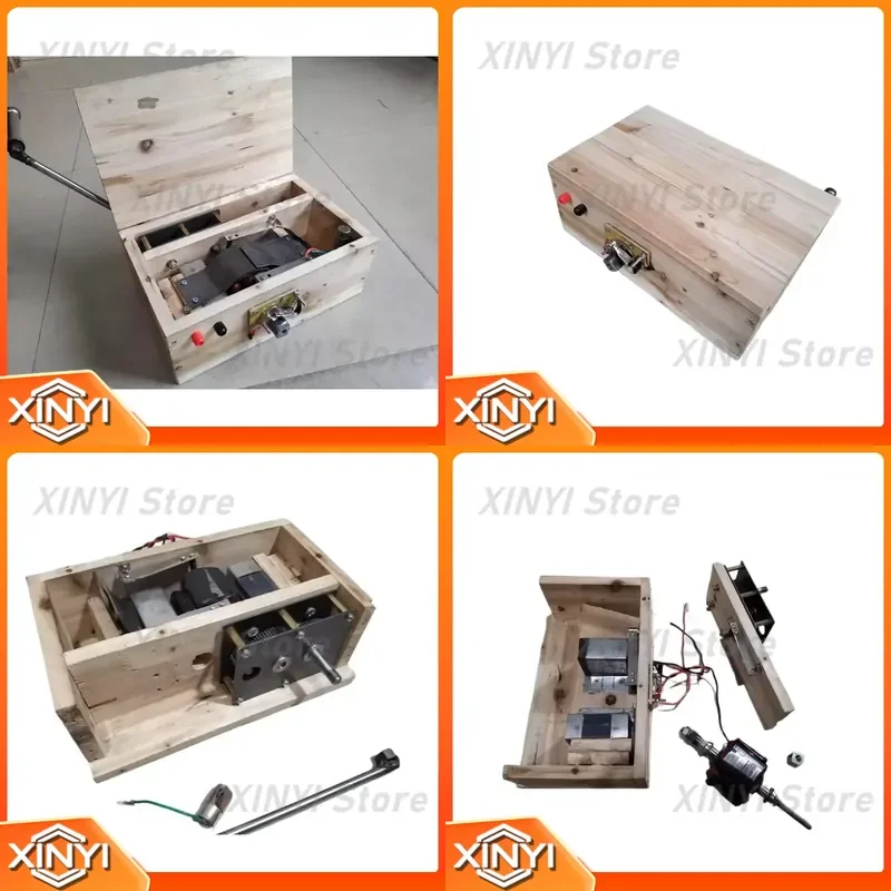 for 600W 60V-220V AC Vintage Hand Crank Generator for Emergency Power Supply RV Camping Off-Grid Solar Backup Home Use