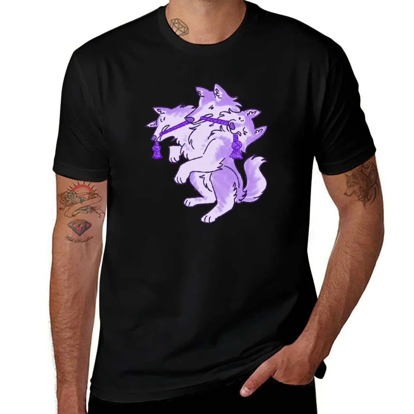 

Playtime with Cerberus T-Shirt Big and Tall Loose Fit T-Shirt