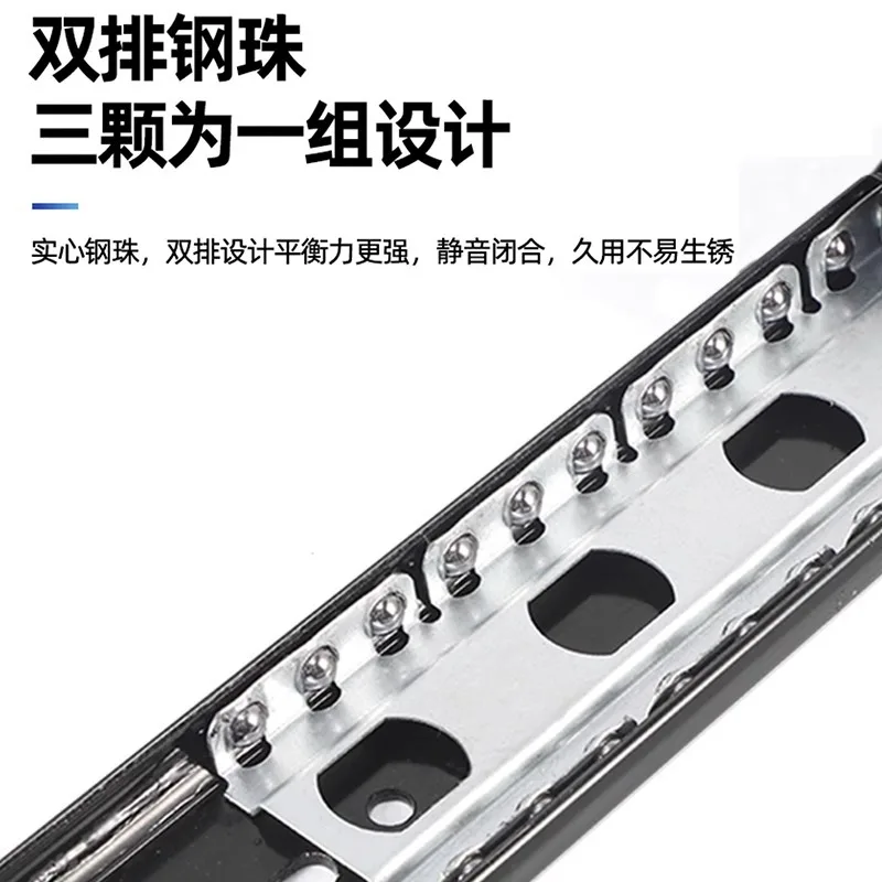 Invisible Rising Pull Desktop Slide Hidden Bay Window Desk Countertop Telescopic Guide Rail Extension Track Hardware Accessories