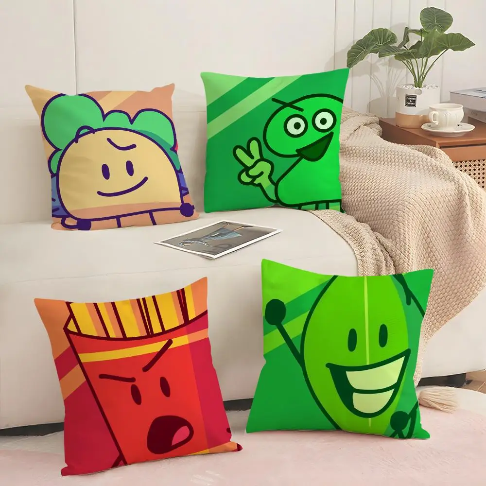 

B-Battle For Dream I-Island Cushion Cover Silky Short Plush with Invisible Zipper Dustproof Sofa Pillow Case for Home Decor