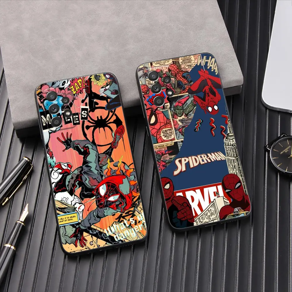 

Miles Morales Spiderman Gwen Funda A56 For Samsung Galaxy A56 A55 A36 A26 A16 A54 A52 A72 A35 A34 A25 A21S A14 Case Phone Cover
