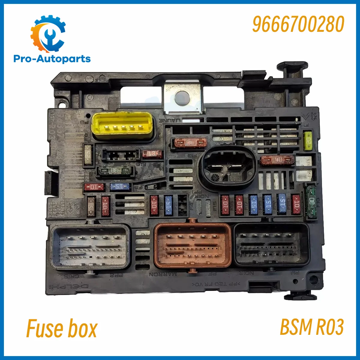 9666700280 BSM R03 Engine Fuse box COMFORT CONTROL MODULE For FIAT SCUDO / CITROEN DISPATCH / PEUGEOT EXPERT 2007 - 2014