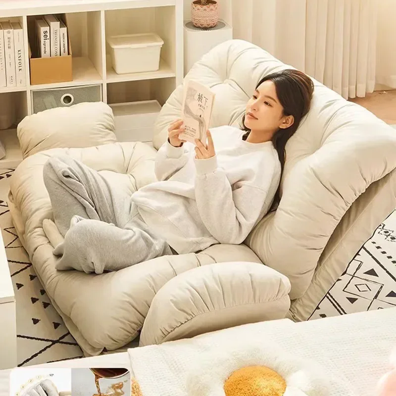Lounge Lazy Living Room Sofas Recliner Luxury Modern Nordic Sofas Designer Human Dog Bed Relaxing Divano Balcony Furniture