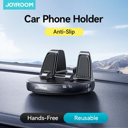 Joyroom Dashboard Car Phone Holder One-Handed Operation Car Navigation Holder 360° Rotation Car Phone Mount For 4.7-7'' Phones