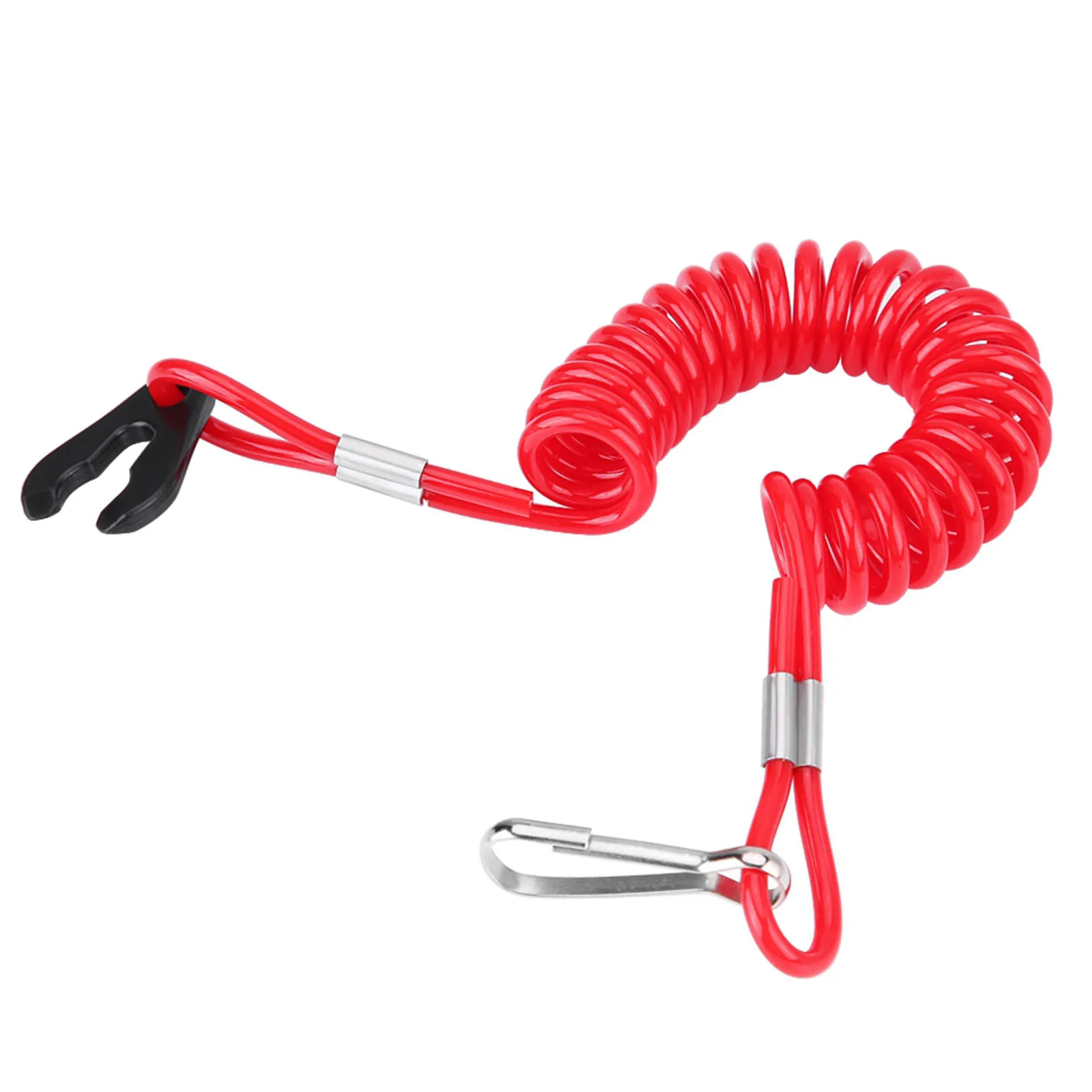 Outboard Engine Ignition Emergency Kill Stop Switch Key Lanyard Rope Clip for All Series