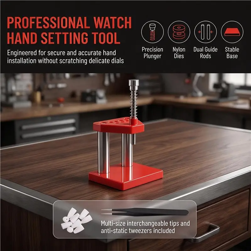 GTBL Watch Hand Needle Remover Presser Portable Wristwatch Plunger Puller Accurate Parts Watchmaker Repair Fittings Tools